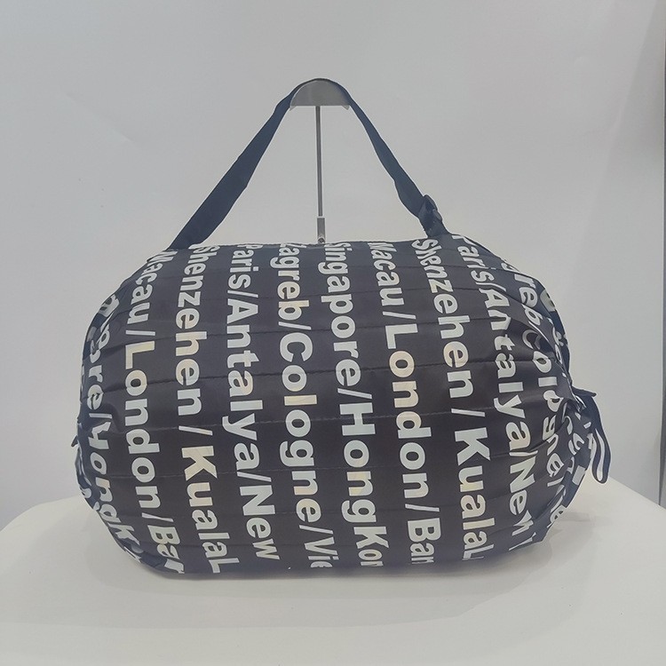 Fábrica de gran capacidad plegable bolsa de compras plisada camuflaje multicolor Oxford tela de almacenamiento portátil protección del medio ambiente bolso