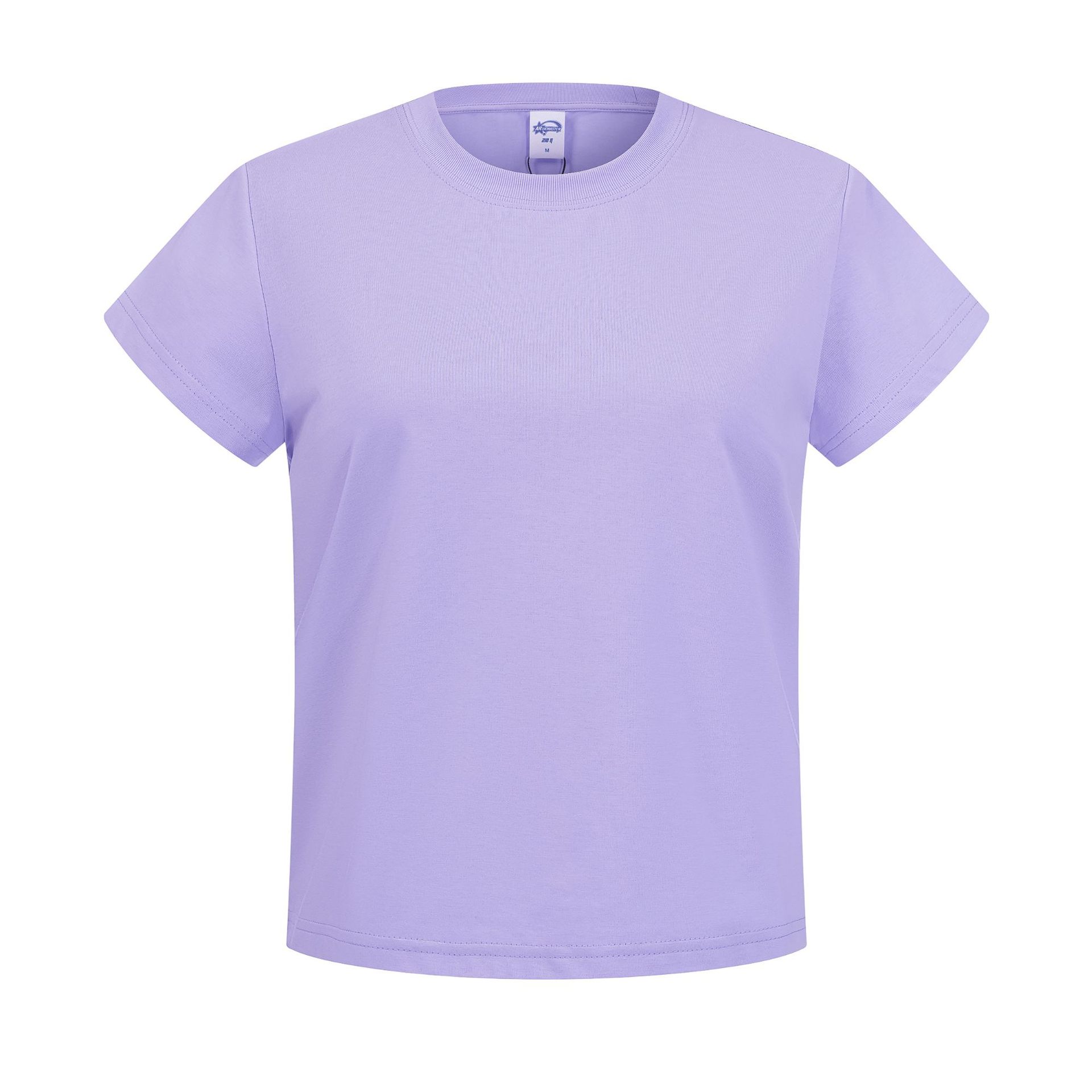 2026 nuevo transfronterizo 210g clásico de cuello redondo camiseta de color sólido camiseta de moda de verano camiseta de mujer de manga corta image 15