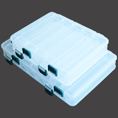 Black Handle Double Layer Wood Shrimp Box Lure Tool Box Double Hard Bait Box Storage Box Sparkle Hard Bait Box Fishing Gear Box