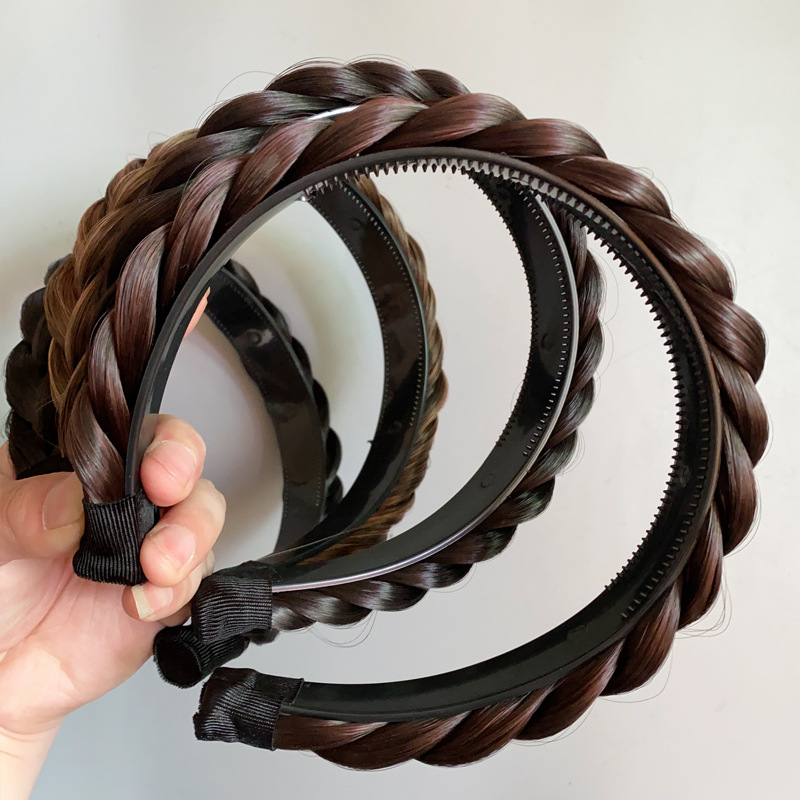 140g Weight Hair Band Hair Accessories Type 1 Piece Quantity Holiday, Street Occasion high temperature wire Material Braid Pattern Women's Gender Streetwear Style Women's Streetwear Braid High Temperature Wire Hair Band 4