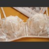 Sexy steel ring bra, supporting underwear, set, with embroidery