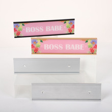 合金亚克力可替换抽拉标识铭牌办公室门牌标识牌教室牌更换用具