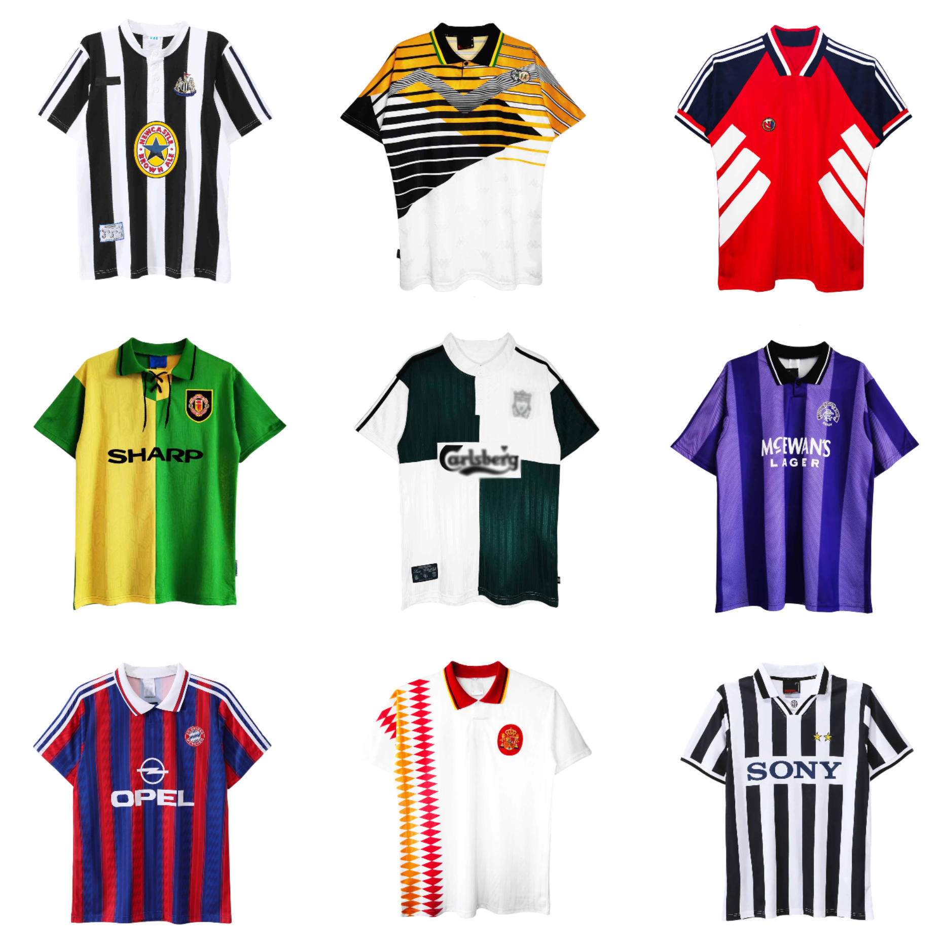 High quality retro classic football football uniform
