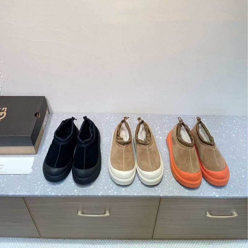 Guangzhou Yibo Same Style Blue Tasman Snow Boots for Men and Women, Autumn and Winter Fur Integrated Fleece-Lined Thickeneded Cotton Shoes