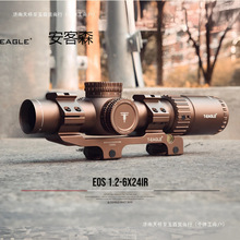 夜视薄壁广角速瞄准器高清十字望远镜.-倍镜模型件弹弓玩具