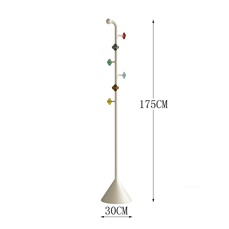 S03 흰색 6 색 아크릴 후크
