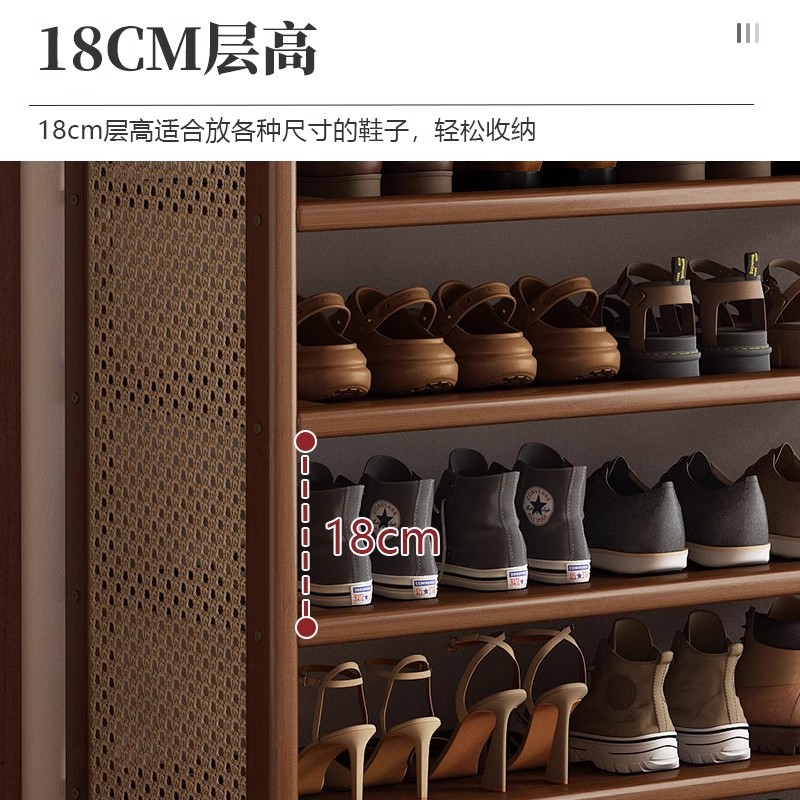 Shoe Rack Multi-Layer Home Entryway Shoe Cabinet Rental Dormitory Entrance Door Foyer Indoor Shoe Storage Rack Simple Style