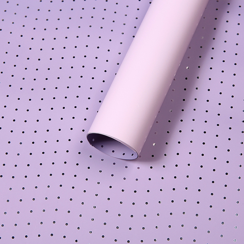 Huaxi Armani punto pequeño papel de embalaje de flores plástico de aluminio de aluminio OPP florista de alta calidad materiales de flor al por mayor