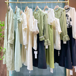 French-Style High-End Women's Clothing Clearance Brand Discount Miscellaneous Items Off the Shelves Live Supply Wholesale