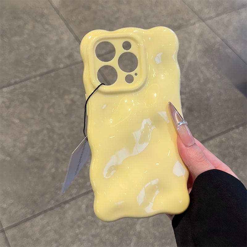 多巴胺泡芙云朵壳适用iphone16promax手机壳简约苹果15创意保护套|undefined