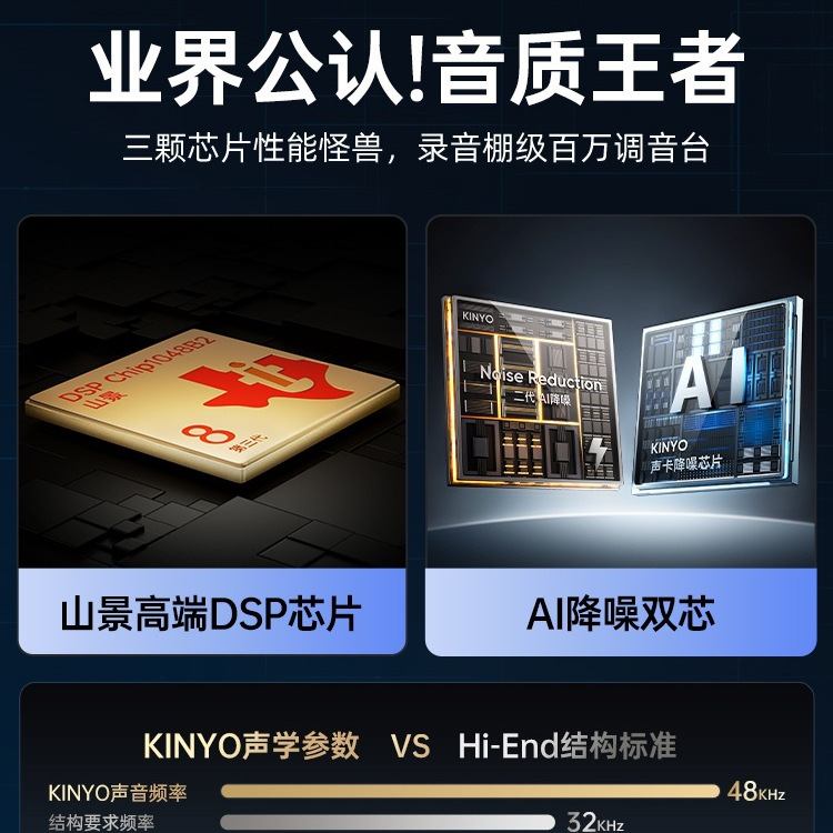 金运V20直播设备全套装声卡抖音唱歌手机专用录音2025新款K歌专业|undefined