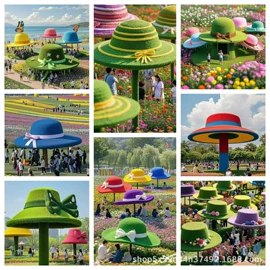 景观雕塑;植物工艺品;灯笼