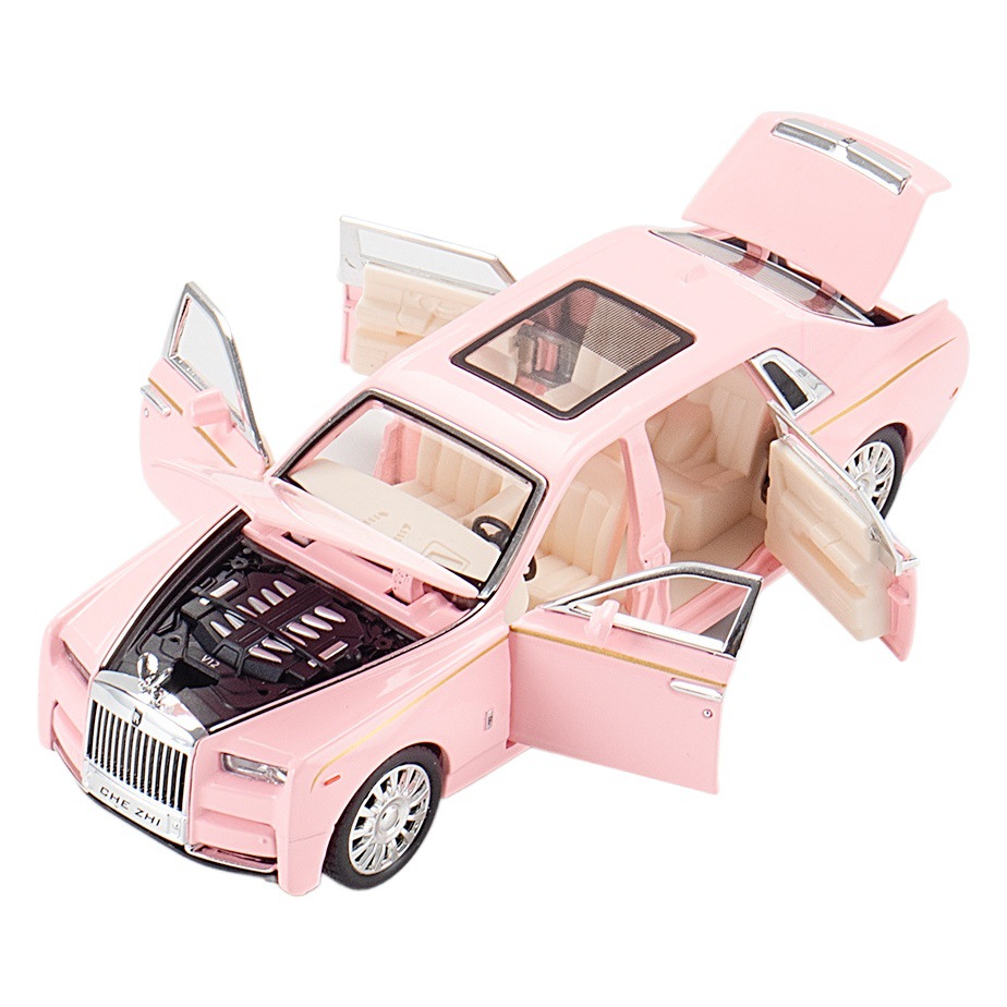 (En caja) 1:32 aleación de simulación coche fantasma iluminación y efectos de sonido niño juguetes decoración modelo de coche transfronterizo al por mayor
