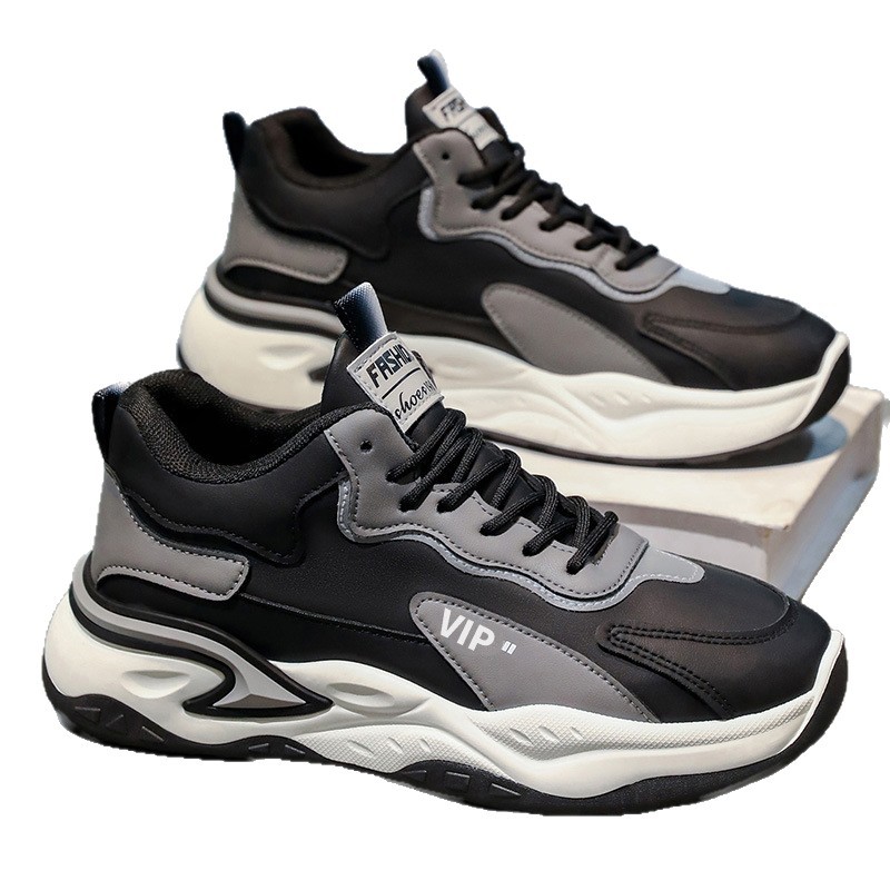 Zapatos de hombre 2026 nuevo otoño juvenil estudiantes de secundaria anti-deslizante para niños con suela suave zapatos de corrida casuales de moda