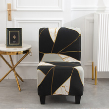 印花椅套 单人无扶手胖椅套家用酒店弹力椅子套沙发套弹力靠椅套