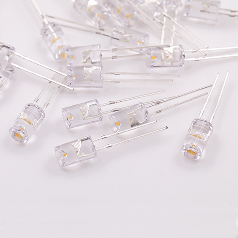 F5mm concave light emitting diode Red Yellow Blue Green White pink light bright concave lamp LED light emitting diode