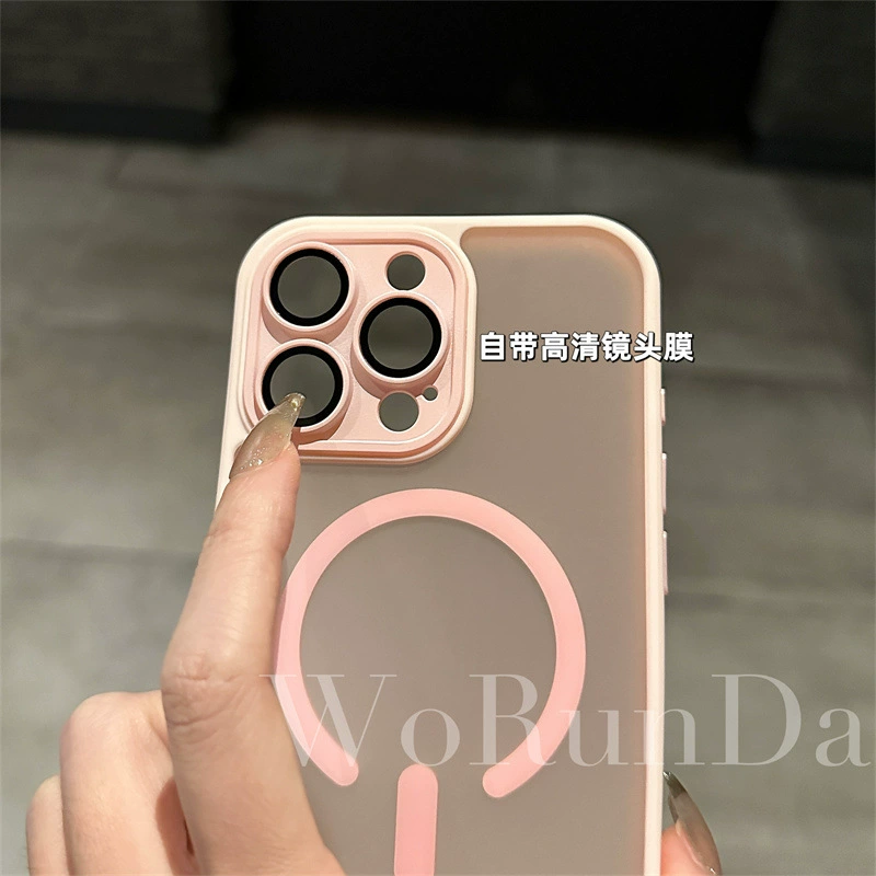 Чехол для телефона матовый совместимый с Apple, для iPhone 15, iPhone15 Pro, объектив, iphone