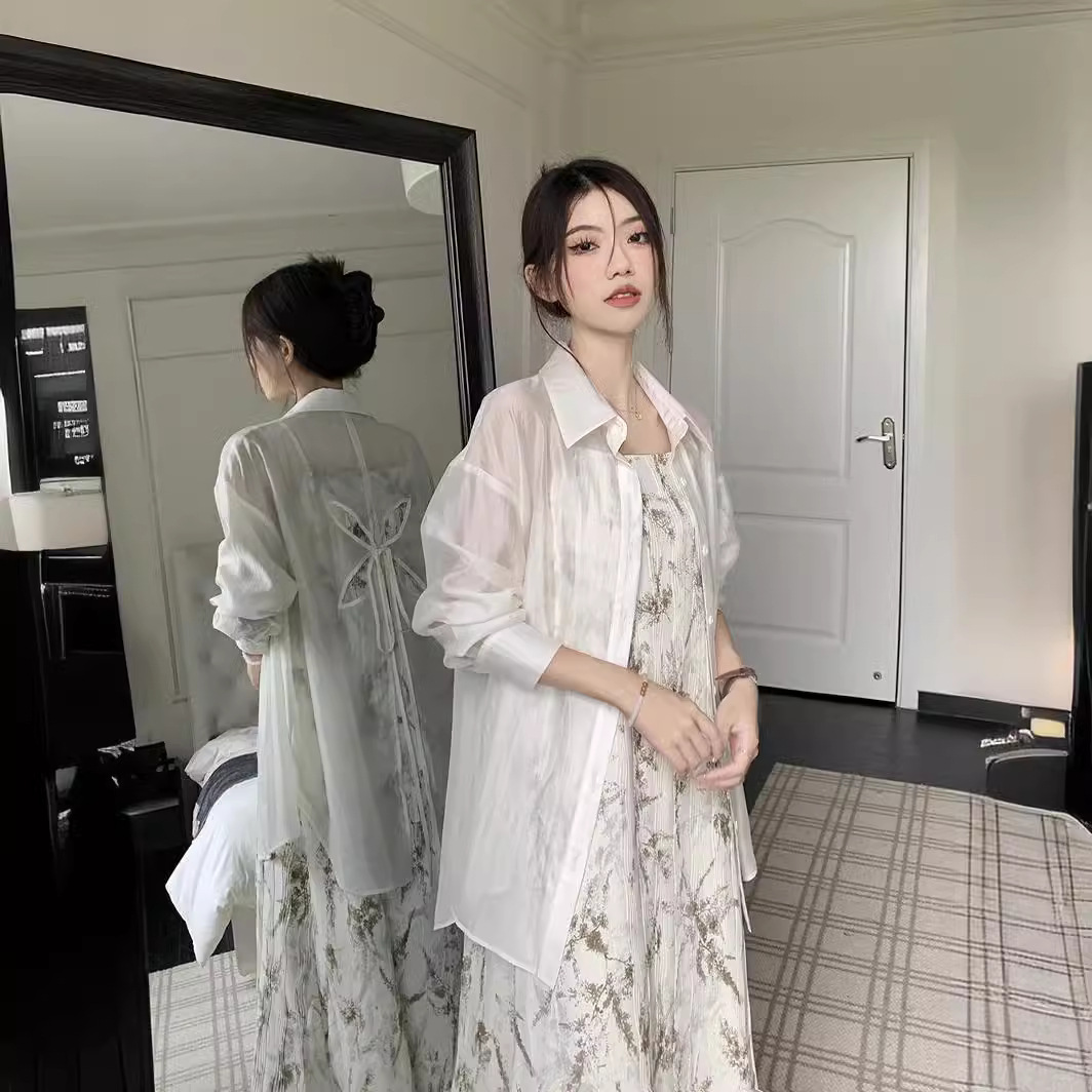   夏  L-4XL 大きいサイズ シャツ ワンピース