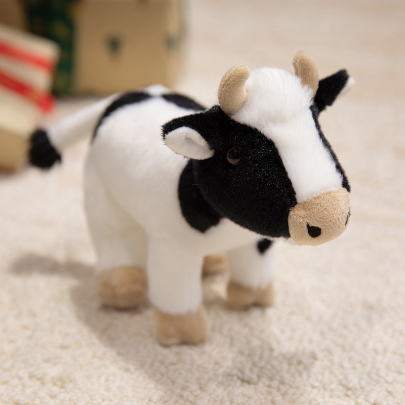 Muñeca de león de pie animal de simulación cabra vaca juguetes de peluche decoración muñeca de regalo para niños muñeca image 10