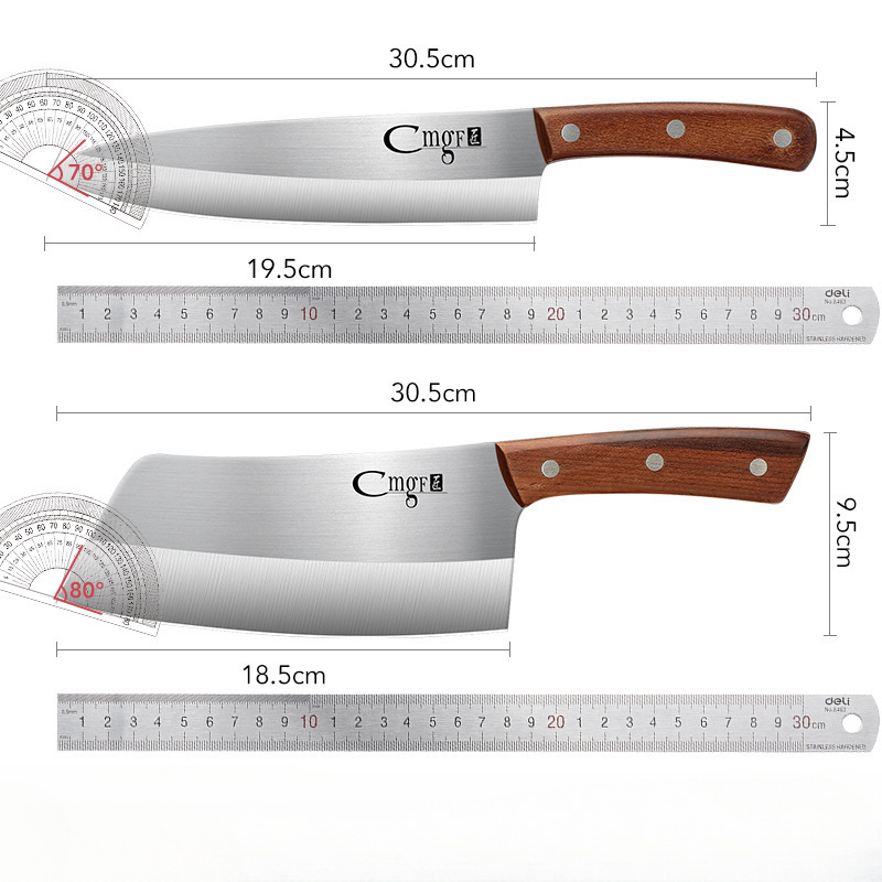Kit de cuchillo de cocina doméstico cuchillo de corte de carne de mujer cuchillo de corte de hueso de corte de corte de corte de corte de verduras de cocina de alimentos suplementarios de corte de cocinero de frutas