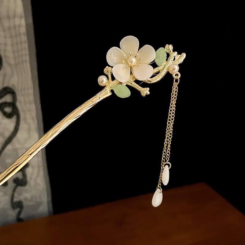 Pasadilla luminosa con pinzas de lámparas, lámpara de útero, pabellón de linternas, lanternas de bordas, adornos de cabello, jardín de viajes del Medio Otoño, pinzas de cabello