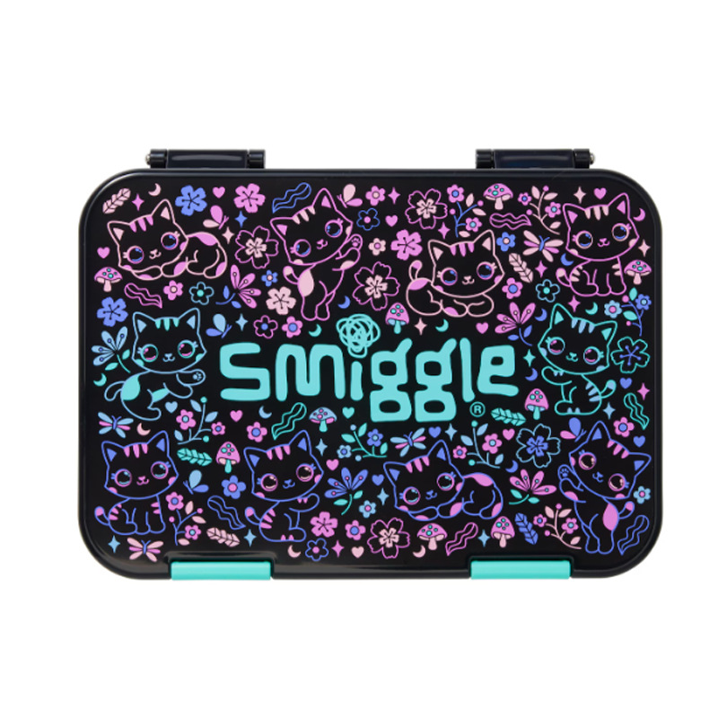 Fiambrera australiana smiggle fiambrera para estudiantes y niños fiambrera de material tritan caja de frutas de picnic al aire libre