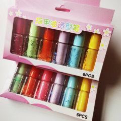 6pcs組合套裝合裝pen罐頭罐裝罐筆文具罐子瓶子筆Cans熒光筆