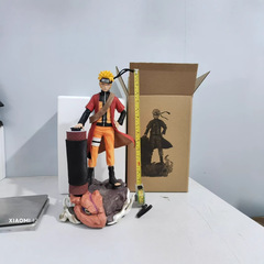 アニメナルトフィギュア卸売ステージスクロールナルト佐助フィギュア装飾品大型モデルフィギュア工場