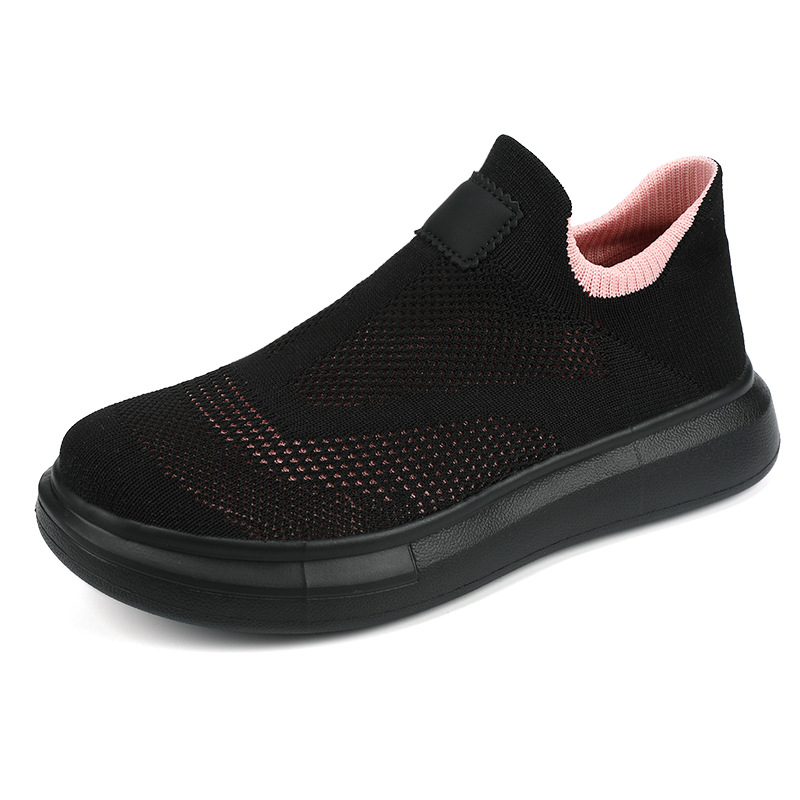 Zapatos de los hombres del verano transpirable nuevo vuelo de malla tejida superficie versátil zapatilla de deporte de los hombres zapatos casuales de moda zapatos de los hombres