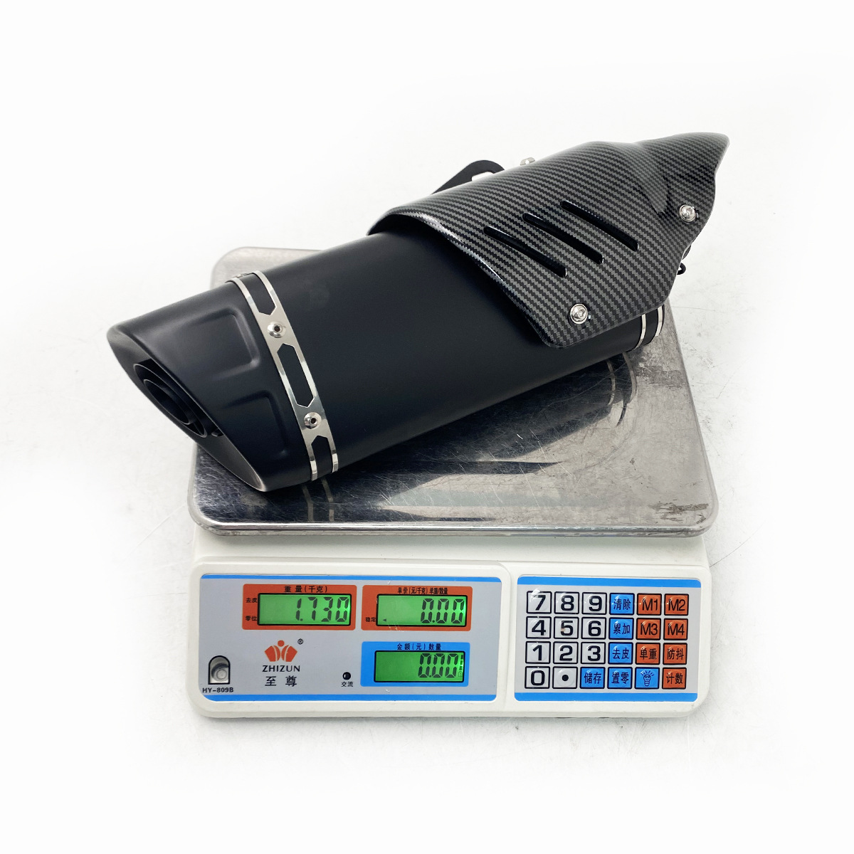 Suitable for modified diagonal quad-corner exhaust pipes for Sai 800, Chunfeng 655, Wuji SR450X, CBR500, and Kaiyue 625X