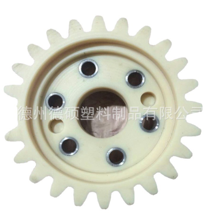 尼龙塑料配件链轮车床增强尼龙齿轮山东济南河南郑州