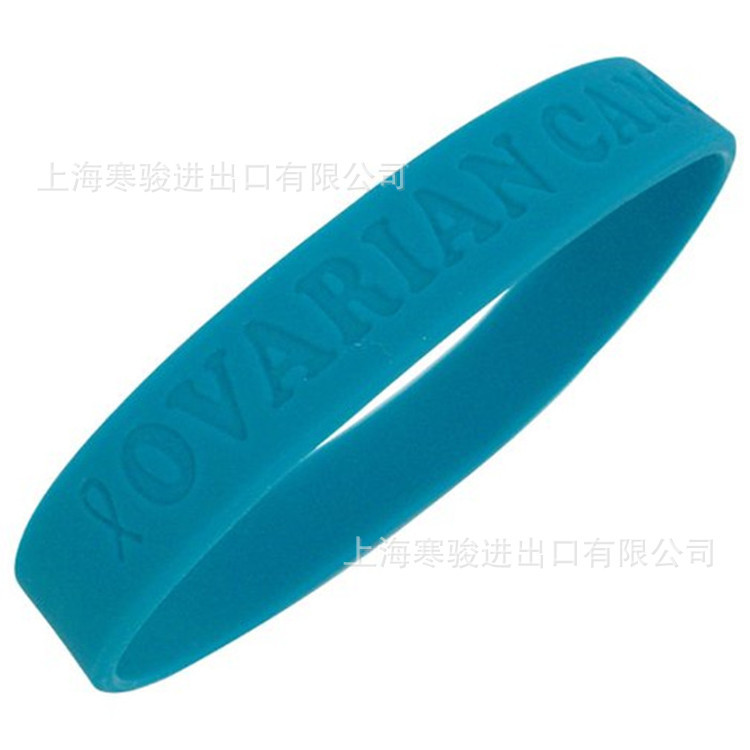 医用警示 medical alert ovarian cancer 硅胶手环 手腕带 手圈