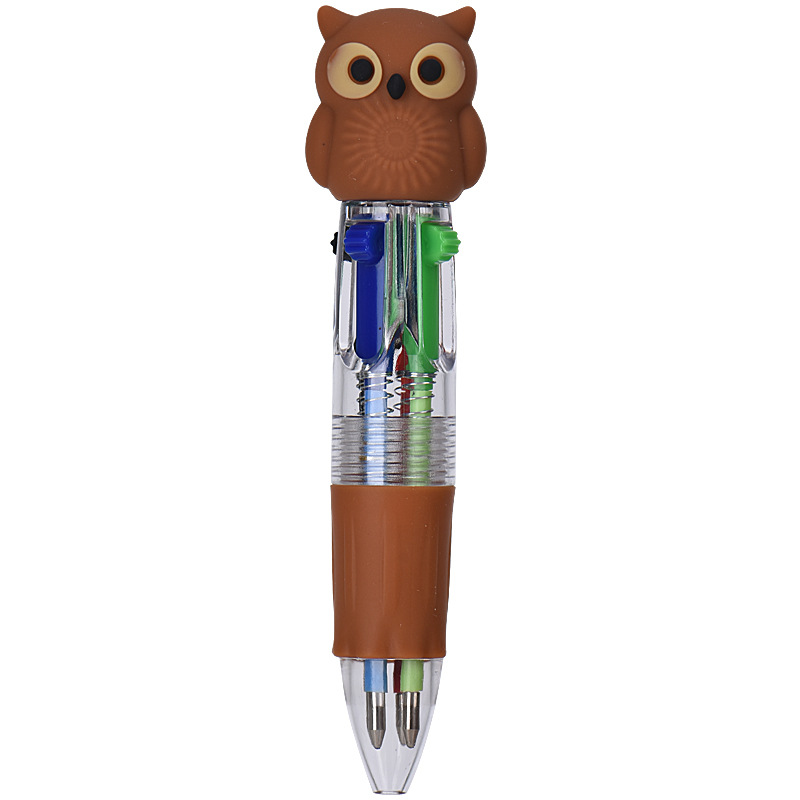 Lovedoso día de Acción de Gracias mini bolígrafo de cuatro colores para niños de alto valor de color multicolor cuentas de mano marcador bolígrafo estudiantes papelería al por mayor