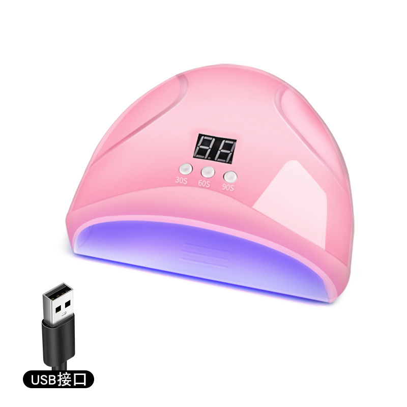 Luz de manicura Luz de manicura USB pequeña de secado rápido Máquina de fototerapia Mini esmalte de uñas Lámpara para hornear Lámpara de fototerapia uv