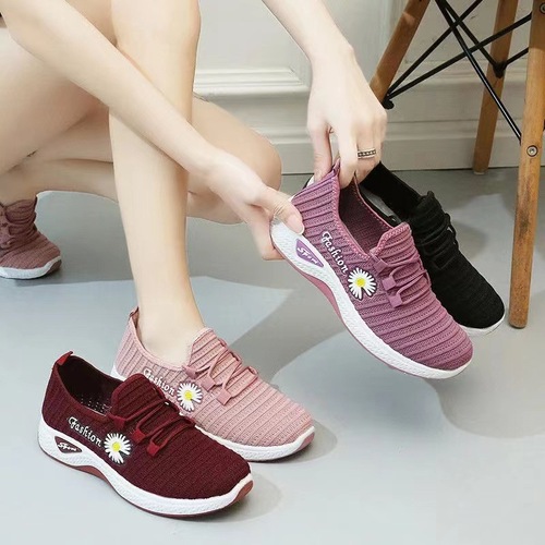 Women's Lightweight Running Shoes, Comfortable Soft Sole Athletic Shoes, Breathable Mesh Sneakers for Women, Casual Single Shoes