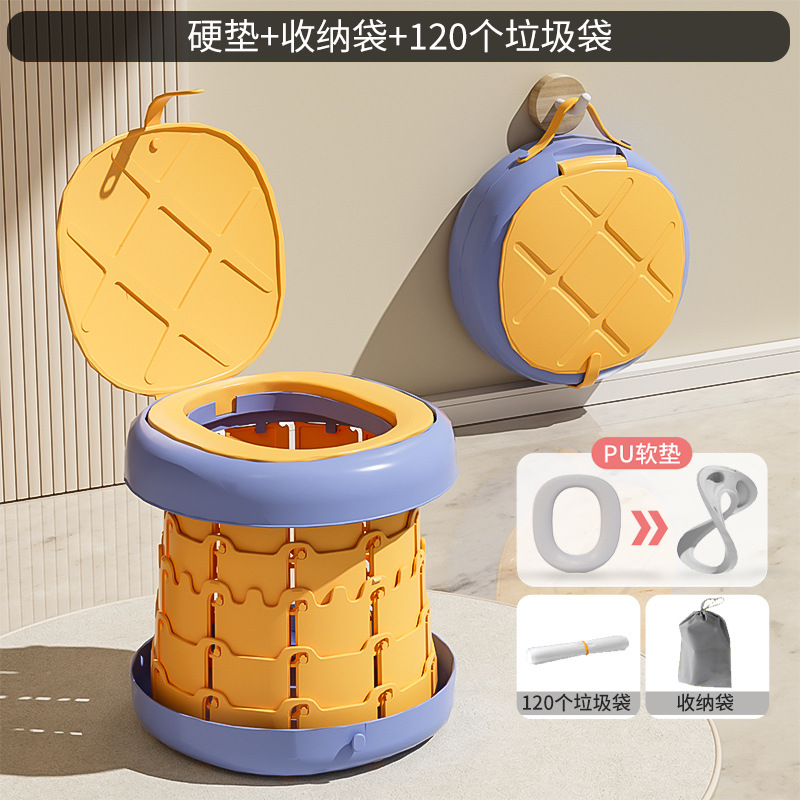 Inodoro plegable para niños orinal portátil para hombres de los niños orinal al aire libre inodoro de viaje para bebé