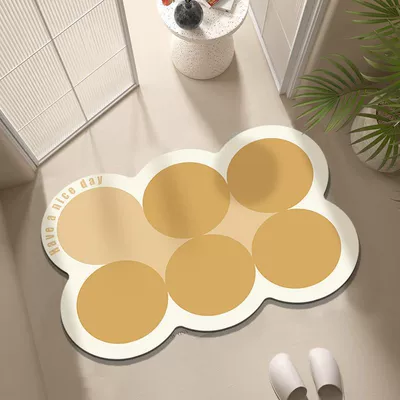 Avtomobil döşəmə paspasları — absorbent mat bathroom non-slip - soft-rubber-pad-25-south-wind-initial-string-4060cm
