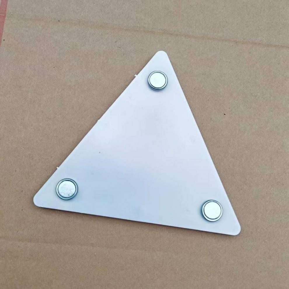 Strong Magnetic Small Triangular Warning Sign, Truck Triangular Light, Rear Reflective Panel, Trailer Rear Bumper Triangular Sign, Universal