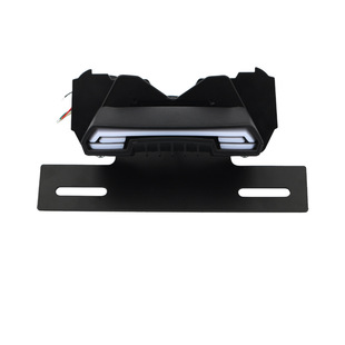 Suitable for Honda CRF450L license plate rear bracket modified license plate frame license plate frame LED tail light