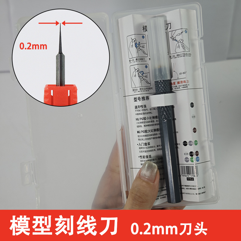 Головка из вольфрамовой стали толщиной 0,2 мм + 1 ручка