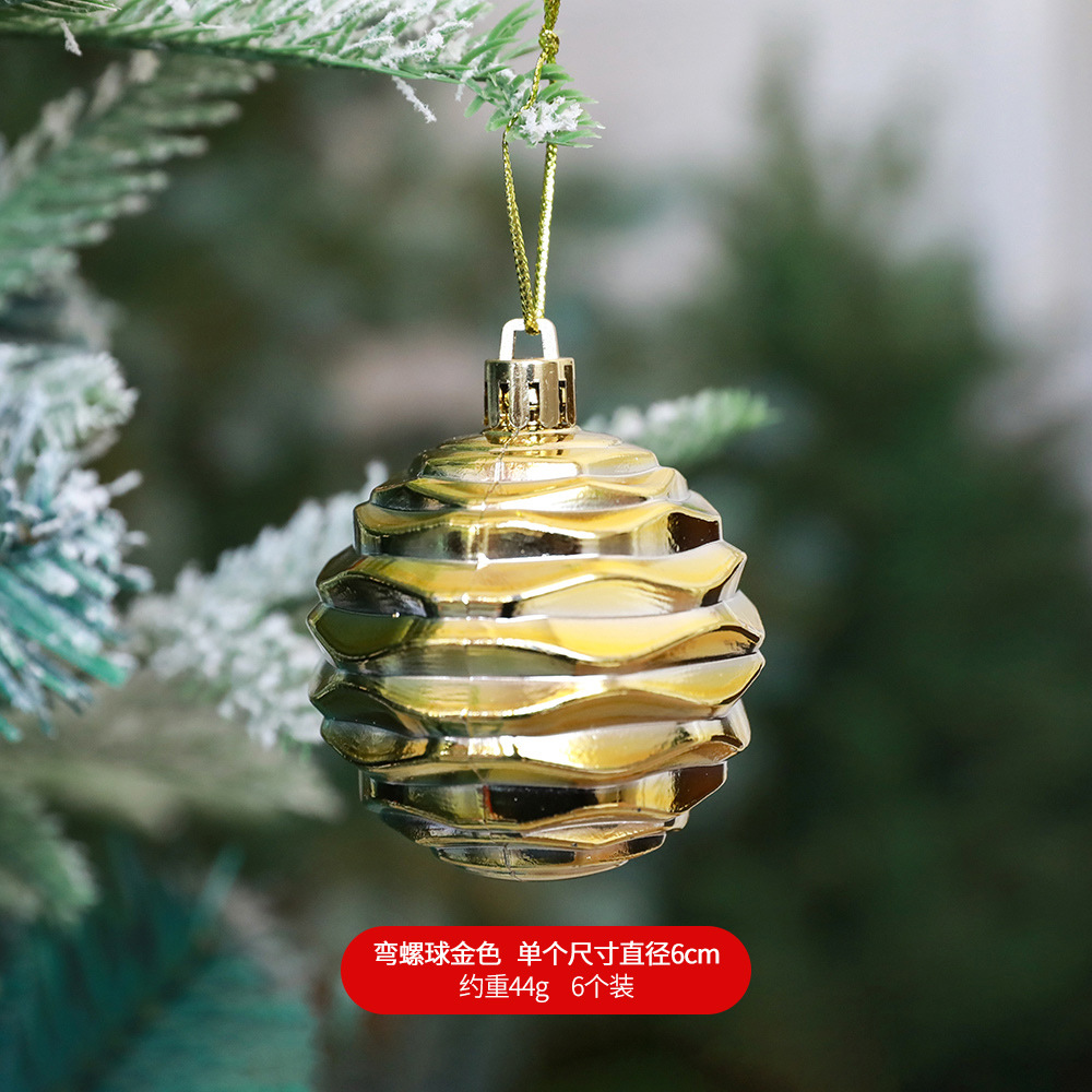 Bola de Navidad Duodua bolsa decoraciones de Navidad de forma especial bola pintada árbol de Navidad colgante accesorios centro comercial de techo al por mayor