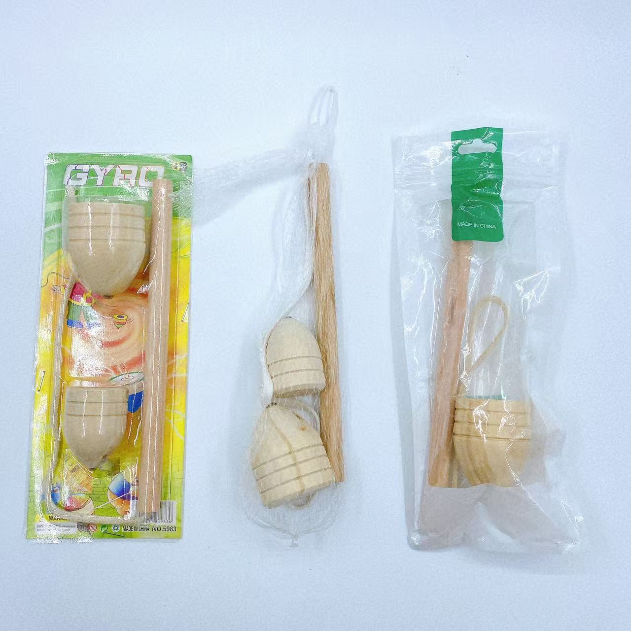 Niños y adolescentes de juguete giroscopio de madera 8090 nostálgico tradicional juguete ocio bombeo puesto 2 yuanes grandes almacenes lote