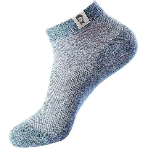 Socks for men summer thin cotton mesh breathable men's socks sports casual fashion cloth label short-tube men's boat socks