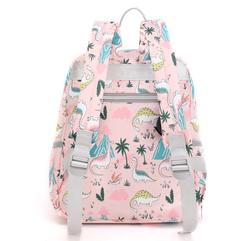 Comercio exterior nueva mochila separada en seco y húmedo bolso colgante de cochecito de bebé de moda versión coreana de tela Oxford bolso de moda para madres y bebés al por mayor