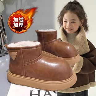 �¿�׃�ŮͯЬ�ӱ�ů��Ƥ2025һ�_����Ь������ͯѩ��ѥ�����Ӻ�