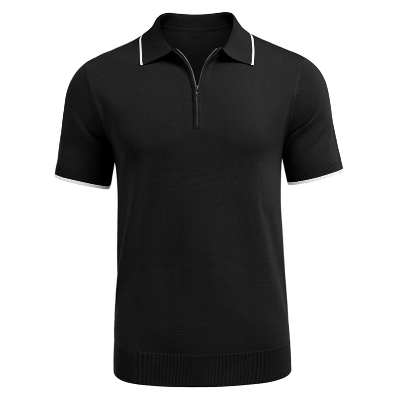210g Weight Short Sleeve Sleeve Length Polyester Fabric Type Regular Top Length Holiday, Daily Occasion Turndown Neckline Regular Fit Fit Type Solid Color Pattern Summer Season Men's Gender Simple Style Style Wholesale Men's Simple Style Solid Color Short Sleeve Men's Tops 13