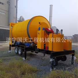 各种路面沥青修补机 6吨沥青搅拌罐车图片 牵引式沥青搅拌车视频