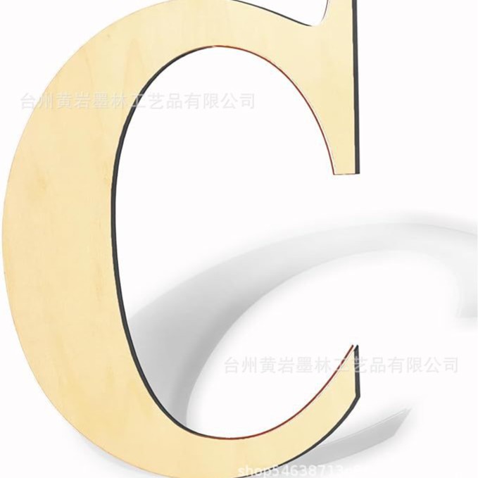 Fábrica en stock 30CM letras de madera 27 letras inglesas adornos de madera decoración de bodas para el hogar props de disparo