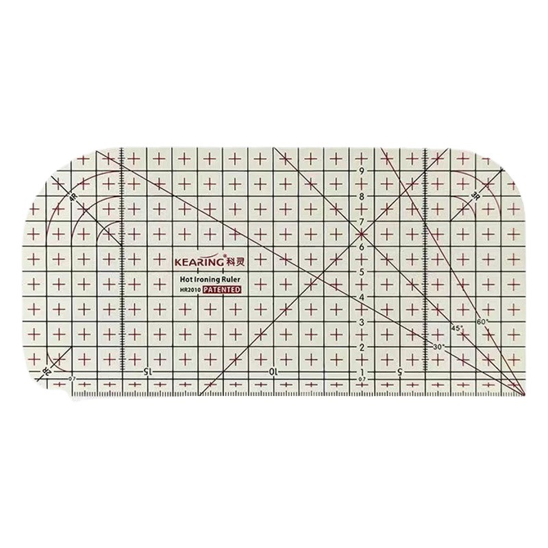Regla de alta temperatura de keling resistente a altas temperaturas medidor de planchado regla de planchado costura medidor de planchado regla de ropa regla de patchwork hierro