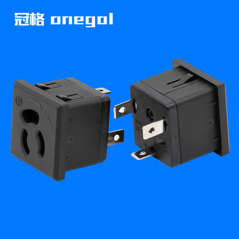 日规插座JET防松插座日式防脱插座JT-515R-L锁入式插座PSE认证